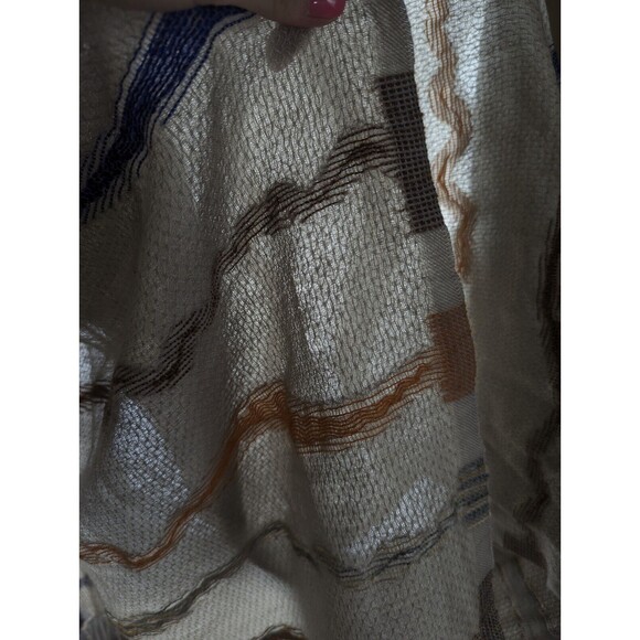 Ahujasons Wool Modal Scarf Artsy Soft Beautiful Fringe 27x72 - Picture 7 of 7